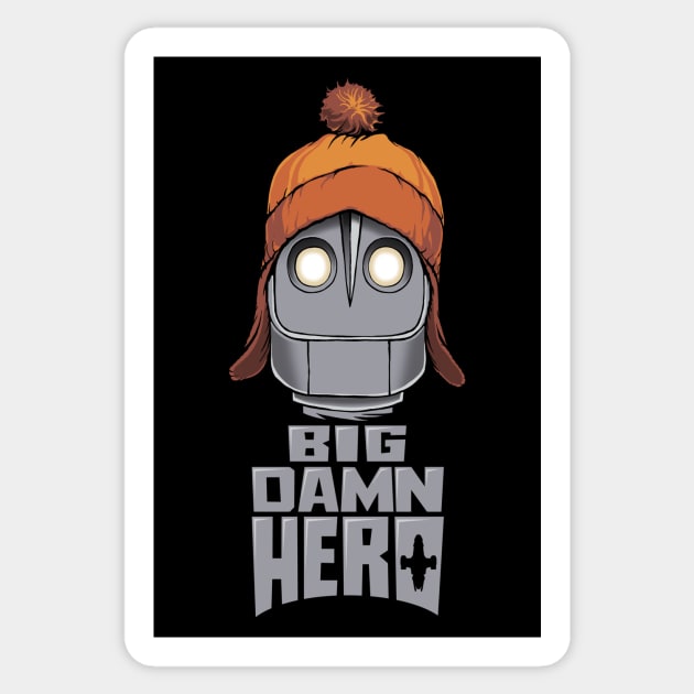 Big Damn Hero Sticker by vincentcarrozza